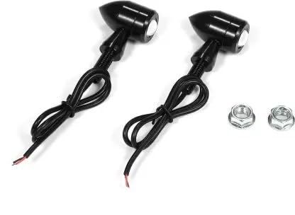 AUTOFASTERS LED Running Light DRL Bike Turn Signal Indicator Lamp Universal for Motorbikes -(Pack of 2)