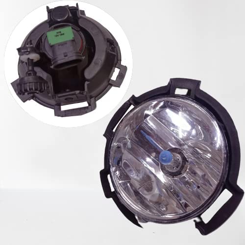 AUTOFASTERS Car Fog LED Lights/Lamps With Bezel And Wiring For Tata Punch, Model Year : 2021 Onward Warm White