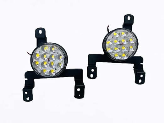 AUTOFASTERS Car Fog Light FOR Mahindra Scorpio Type-4 Make 2018 (White), LED