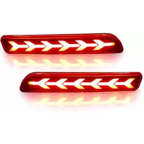 Autofasters Car LED Matrix Reflector Light For/Suzuki/Ciaz/Swift Dzire Car Reflector Light (Red)