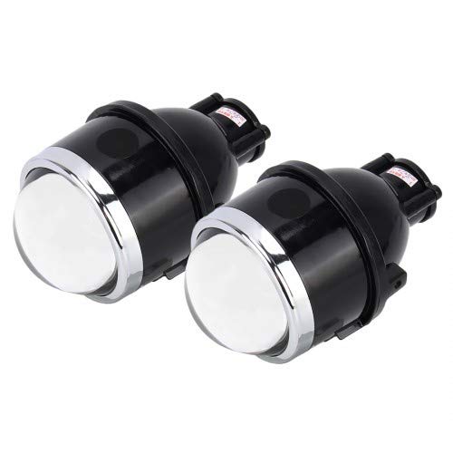 Autofasters H8/H11 Compatible 3.0" 12V Fog Light Projector Housing Without Bulb Car Fancy Lights (White)