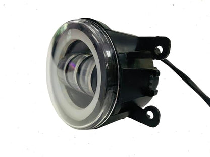 AUTOFASTERS Car Led Fog Light with 3 Lens & Day Running Light & Indicator for Belta, Urban Cruiser, Glanza Swift, Swift Dzire Nexon