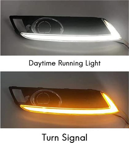 Autofasters® Car Daytime Running Light with Turn Indicator For Venue