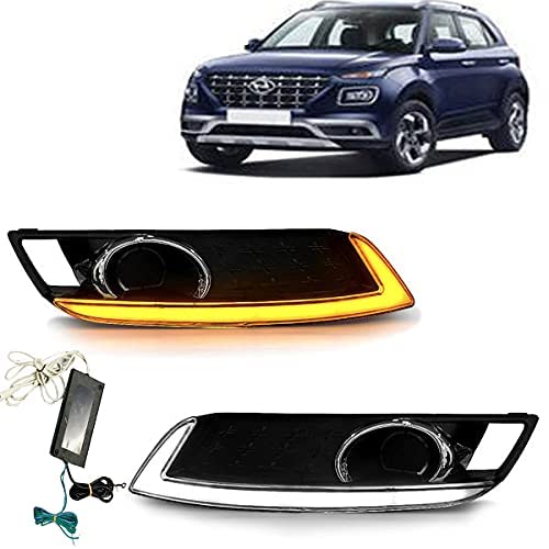 Autofasters® Car Daytime Running Light with Turn Indicator For Venue