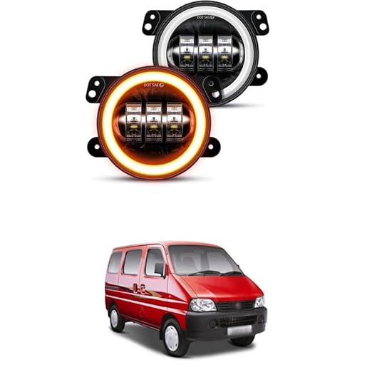 Autofasters LED Fog Lamp Unit for Maruti Suzuki, Universal For Car Vitara, Sonata, Jeep, UVA ()