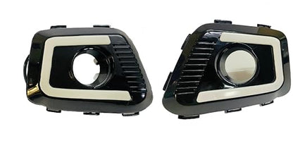 AUTOFASTERS Scorpio Front LED DRL Daytime Running Light with Turn Indicator Set of 2