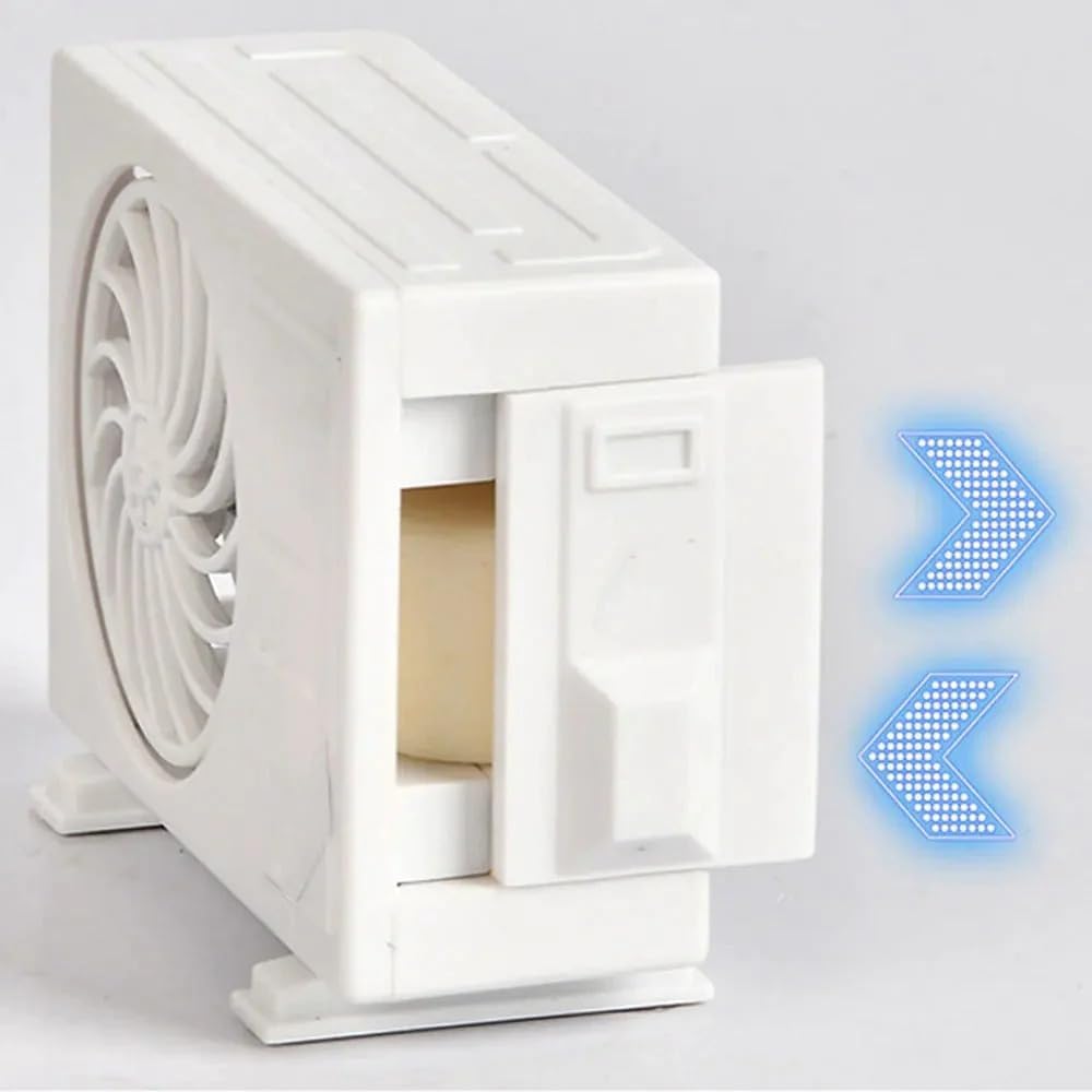 Autofasters Miniature AC design Solar-Powered Car Air freshner with a built-in Perfume Diffuser