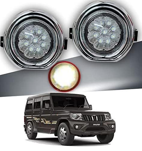 AUTOFASTERS Car Led Fog Light For Mahindra Bolero White