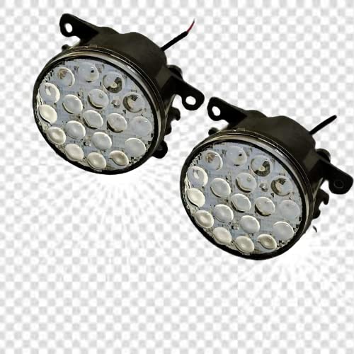 AUTOFASTERS LED Car Bumper Fog Lights for Maruti Suzuki Ertiga (12 LED)-White