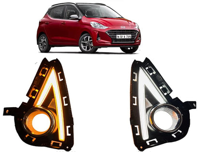 AUTOFASTERS Car Led Day Running Light For Grand i10 Nios