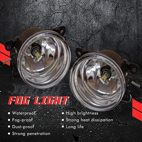 AUTOFASTERS Car fog Lights With Led H8 12V 36W Bulb for Swift, Baleno, WagonR, S Cross, XL6, Ertiga, SX4, Ignis, Ciaz, Brezza, Celerio, Kwid, Tata Nexon