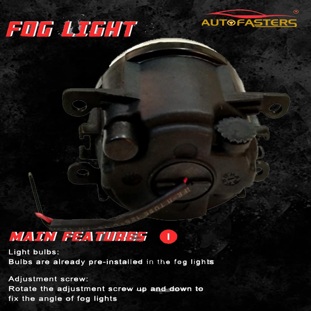 AUTOFASTERS Led Car Bumper Fog Light For Maruti Suzuki S-Cross-White