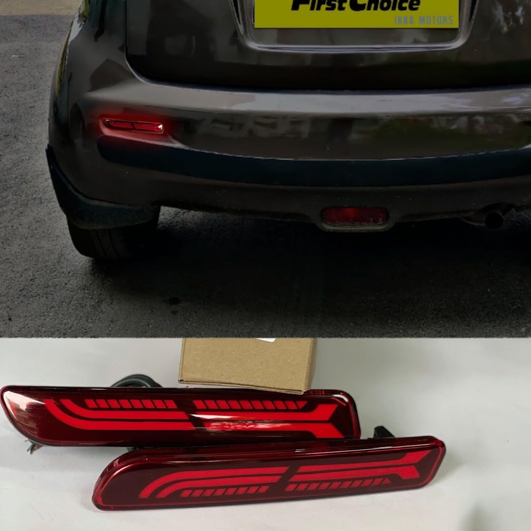 Autofasters TYPM-F-MATRIX Car Reflector Light (Red)