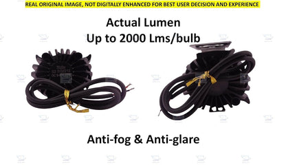 AUTOFASTERS OWL Shape Led Fog Yellow-White light Low & High Beam for universal vehicles 9V-60V 30W