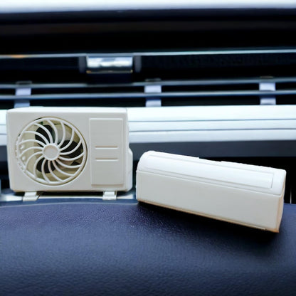 Autofasters Miniature AC design Solar-Powered Car Air freshner with a built-in Perfume Diffuser