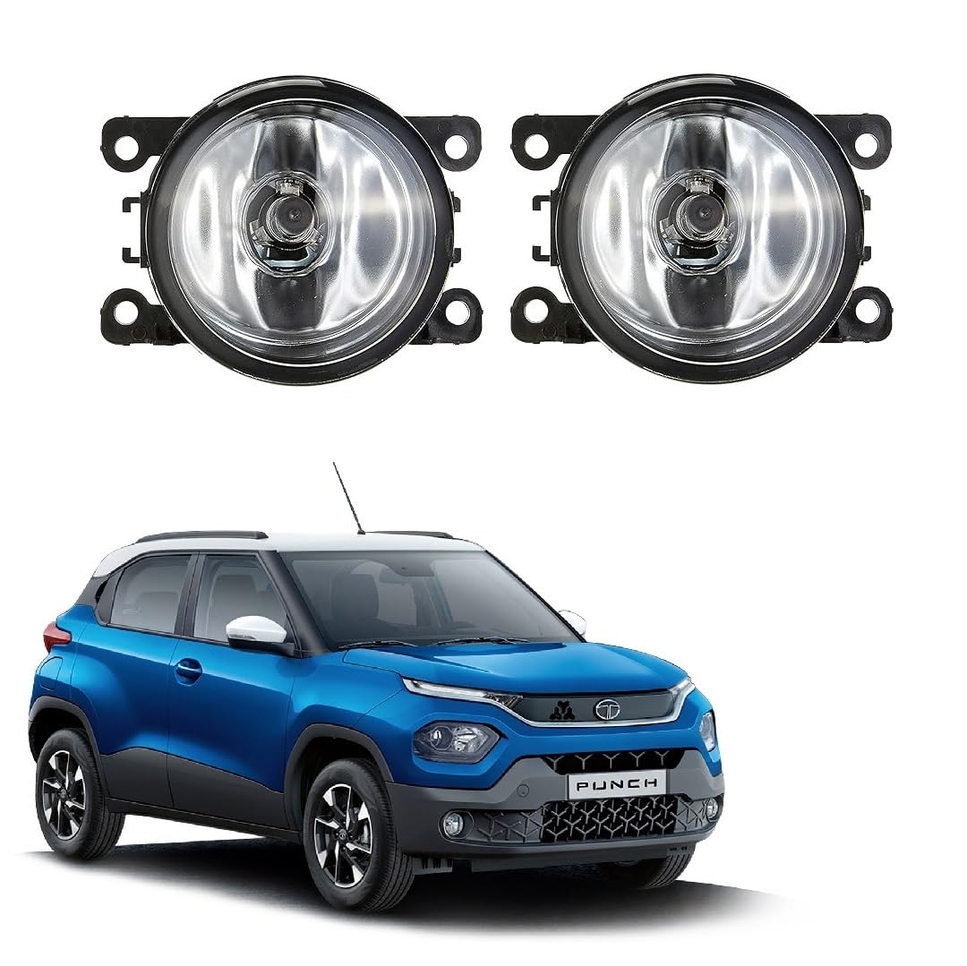 Autofasters H8 Led Fog Light For Tata Punch, Harrier, Nexon Fog Lamp Car LED for Maruti Suzuki (12 V, 36 W) (Safari, Pack of 2)