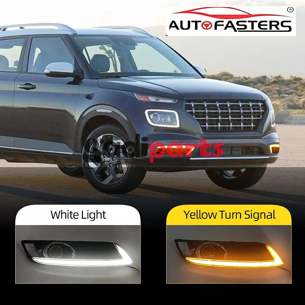 Autofasters® Car Daytime Running Light with Turn Indicator For Venue