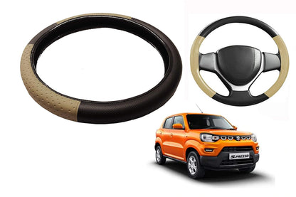 Autofasters Car Steering Wheel Cover Ring Type In P.U. Leather