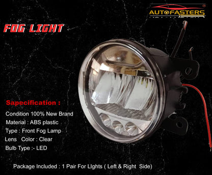 AUTOFASTERS Car Bumper Fog Lights for Maruti Suzuki Brezza 2020 (12V 48W) White