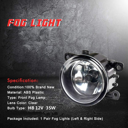 AUTOFASTERS Car Bumper Fog Lamp Light for Maruti Suzuki XL6 with H8 12V 35W Halogen Bulbs