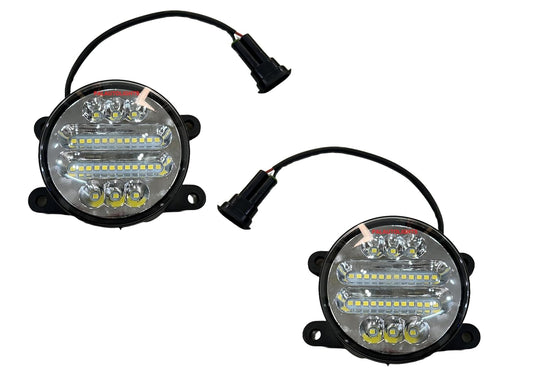 Autofasters LED Fog Lamp Unit for Maruti Suzuki, Suzuki Nexon, Swift Dzire ()