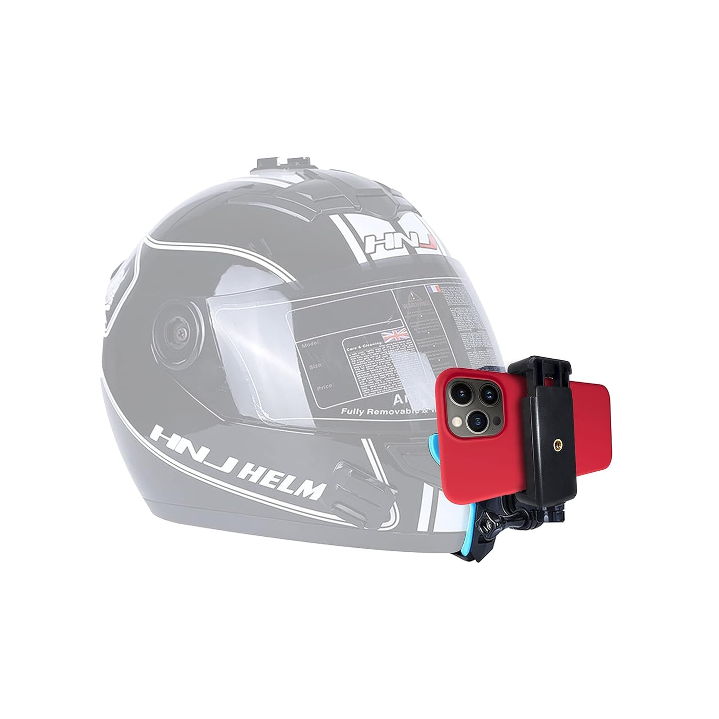 Autofasters Helmet Chin Strap Mount with Screw Compatible with All Smart Phones Helmet Mount ()