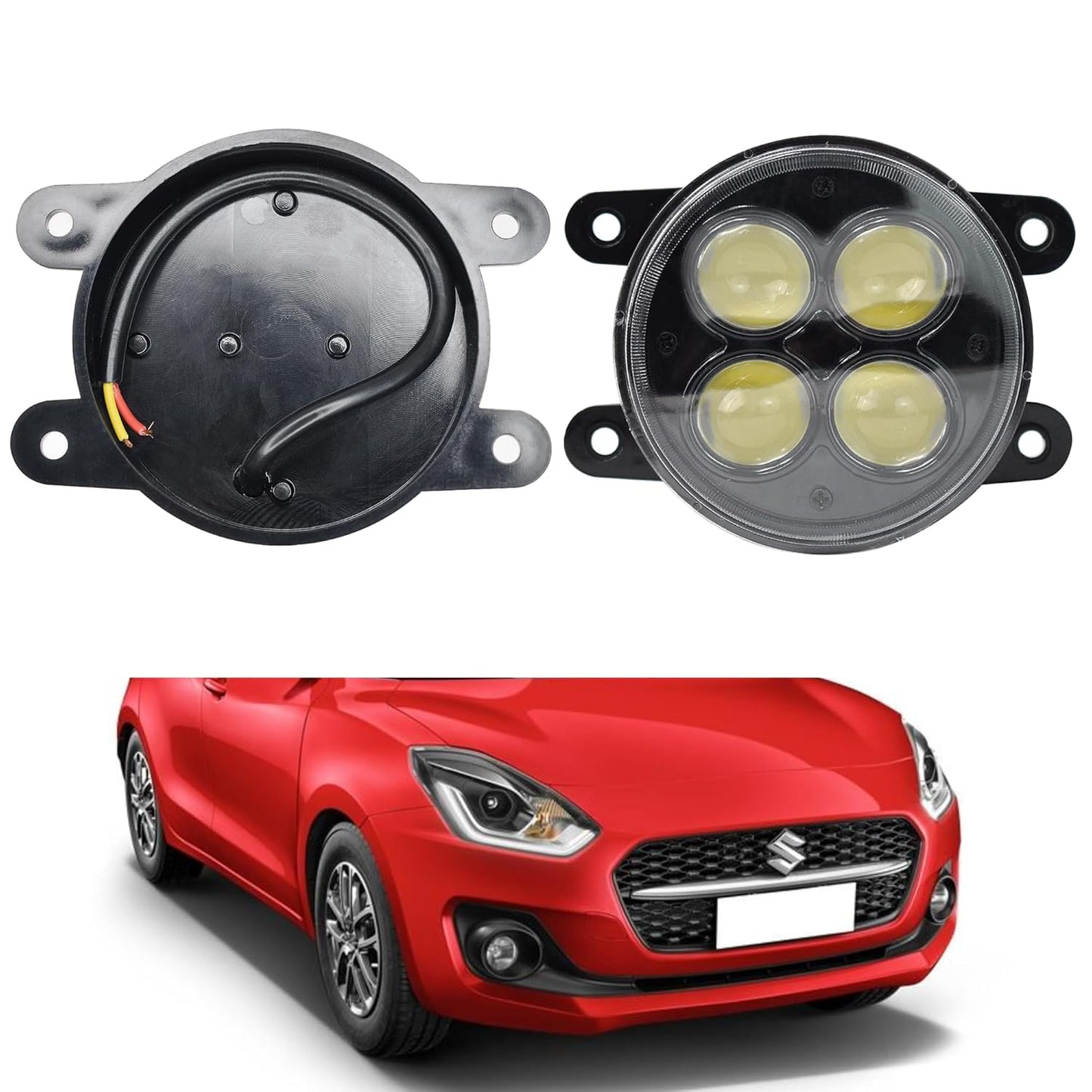 Autofasters LED Fog Lamp Unit for Maruti Suzuki Swift ()