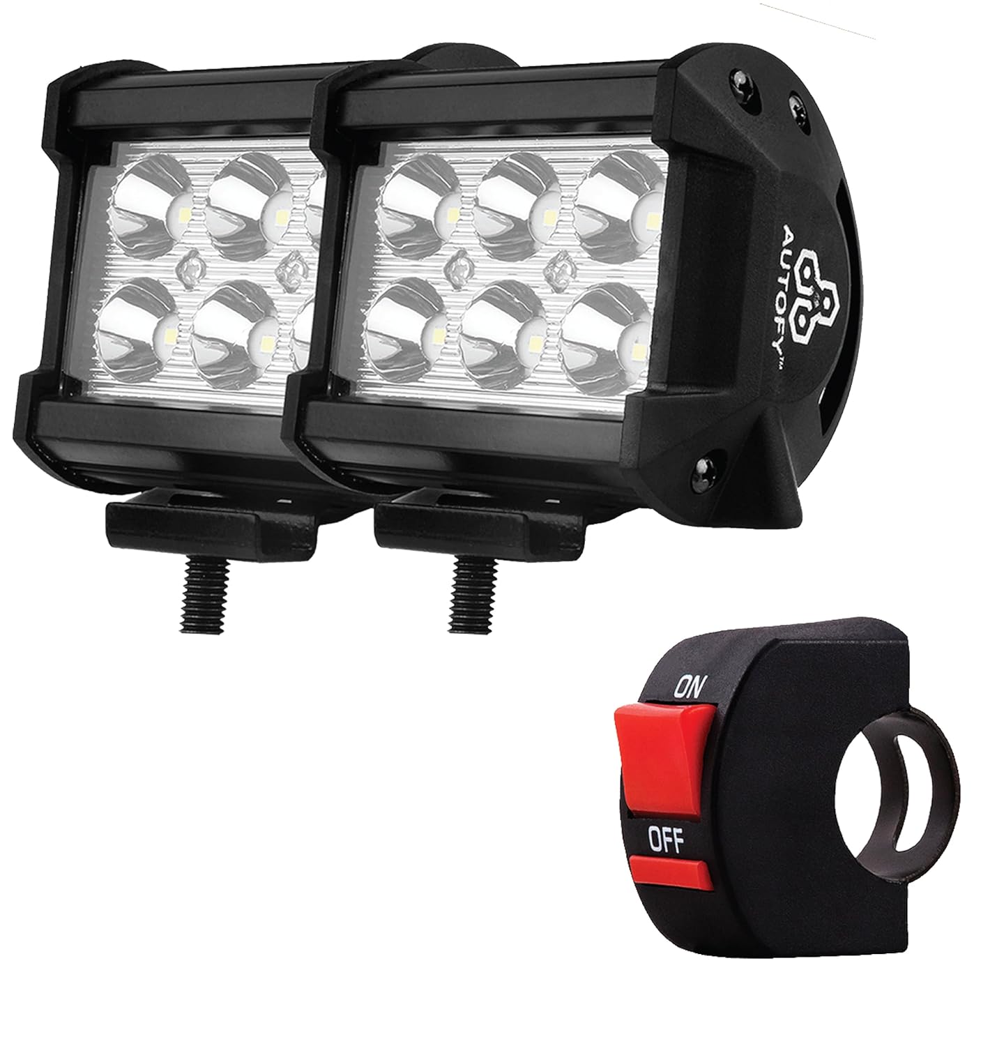 Autofasters LED Fog Light for Universal For Bike for Universal For Bike, Universal For Car ()